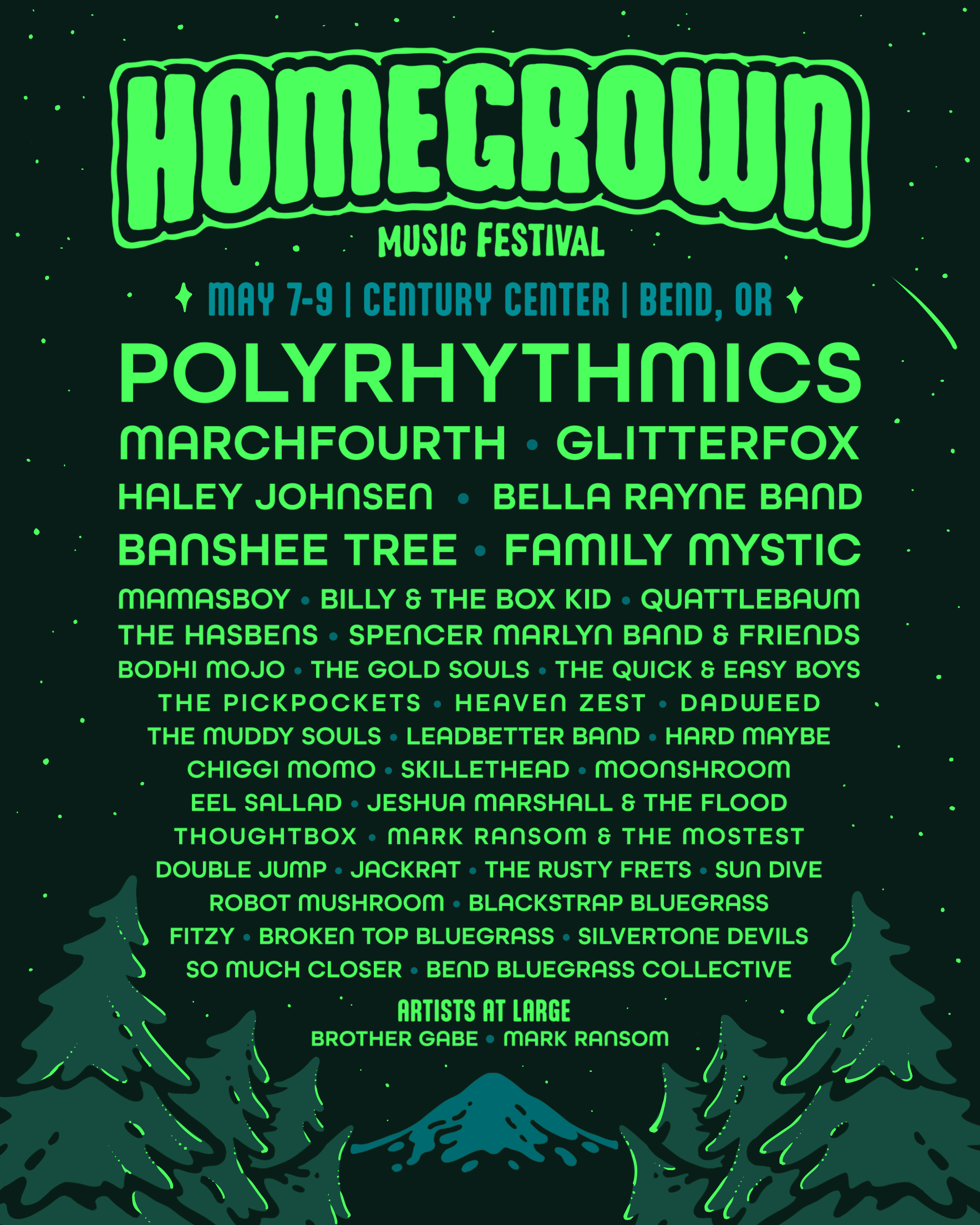 HomeGrown Festival 2026 official poster