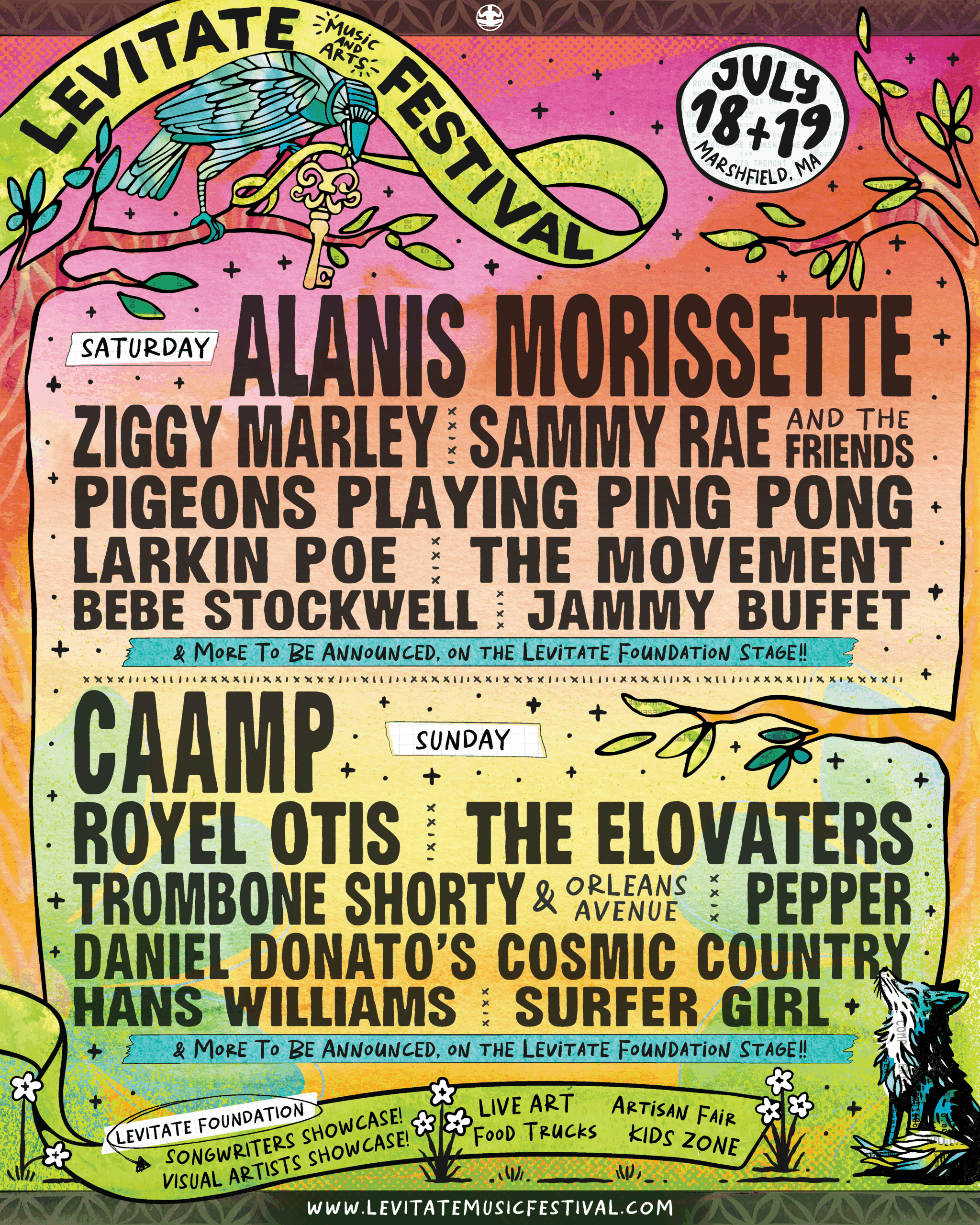Levitate Music & Arts Festival 2026 official poster