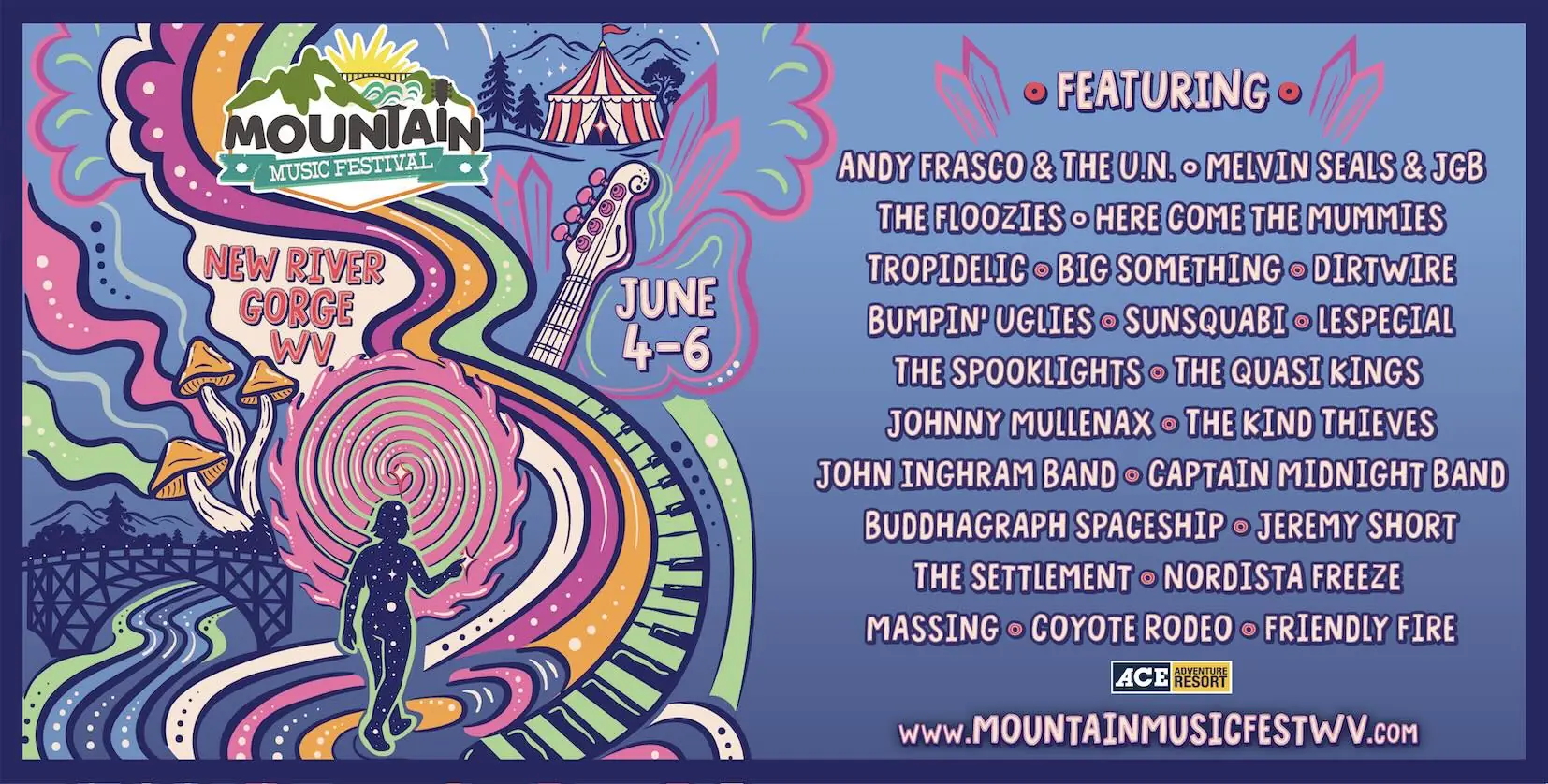 Mountain Music Festival 2026 official poster