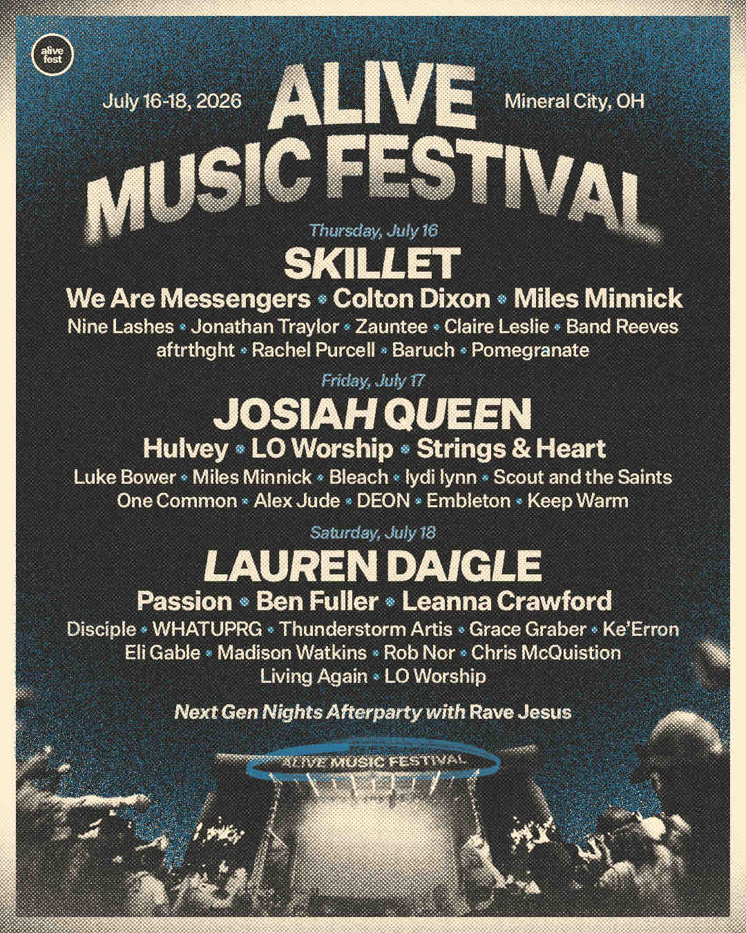 Alive Music Festival 2026 official poster