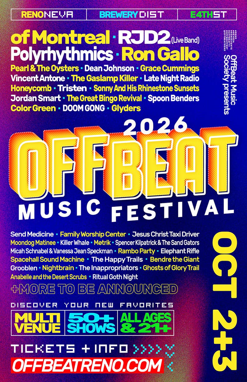 OffBeat Music Festival 2026 official poster