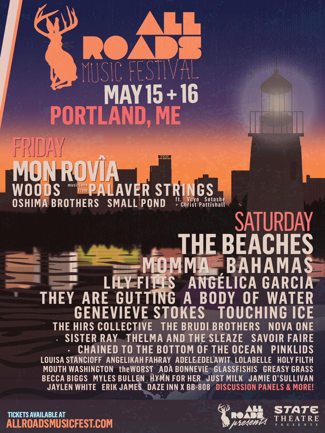 All Roads Music Festival 2026 official poster