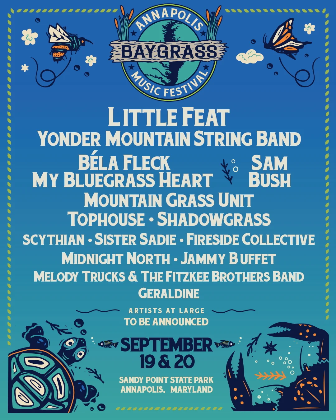 Annapolis Baygrass Music Festival 2026 official poster