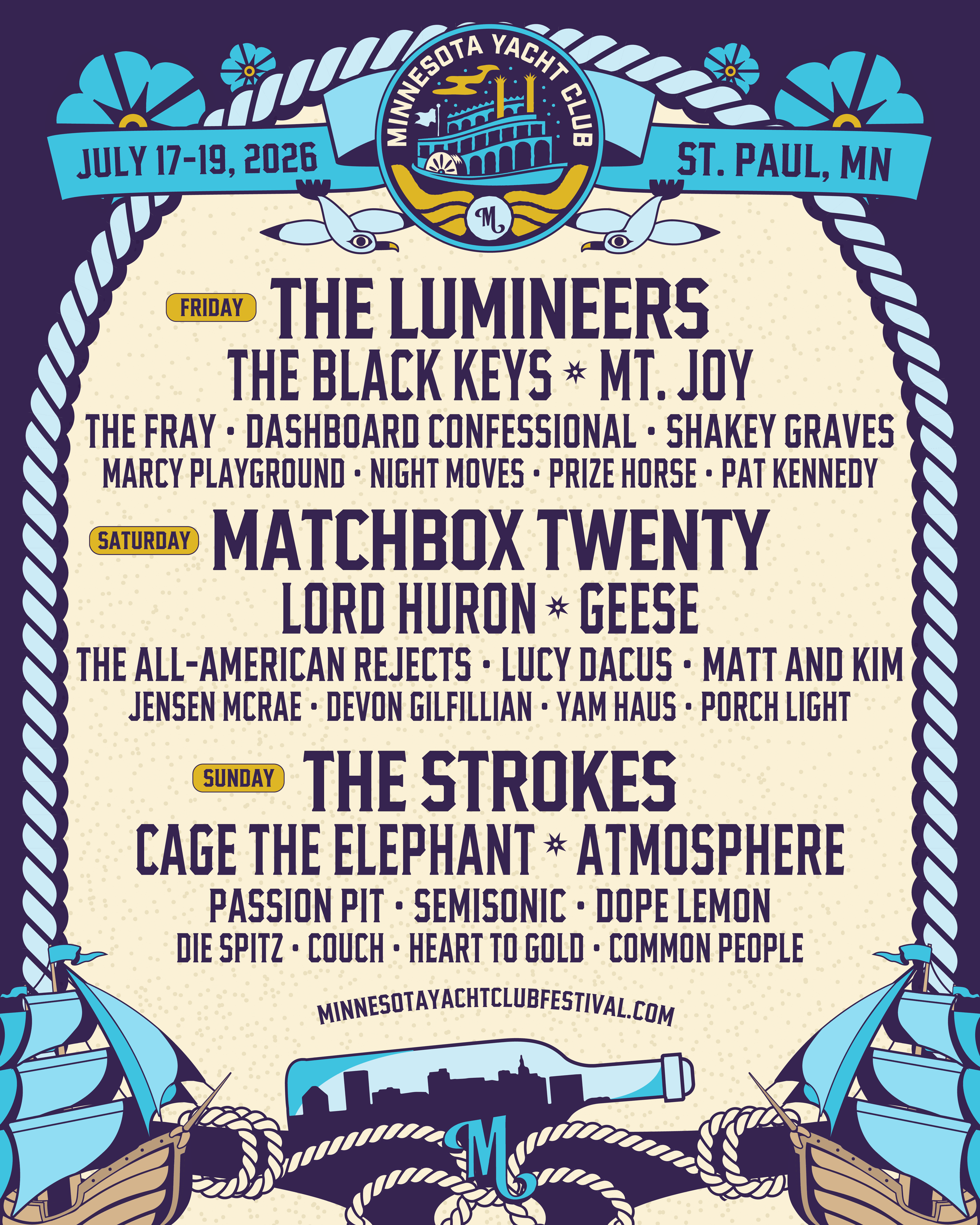 Minnesota Yacht Club 2026 official poster