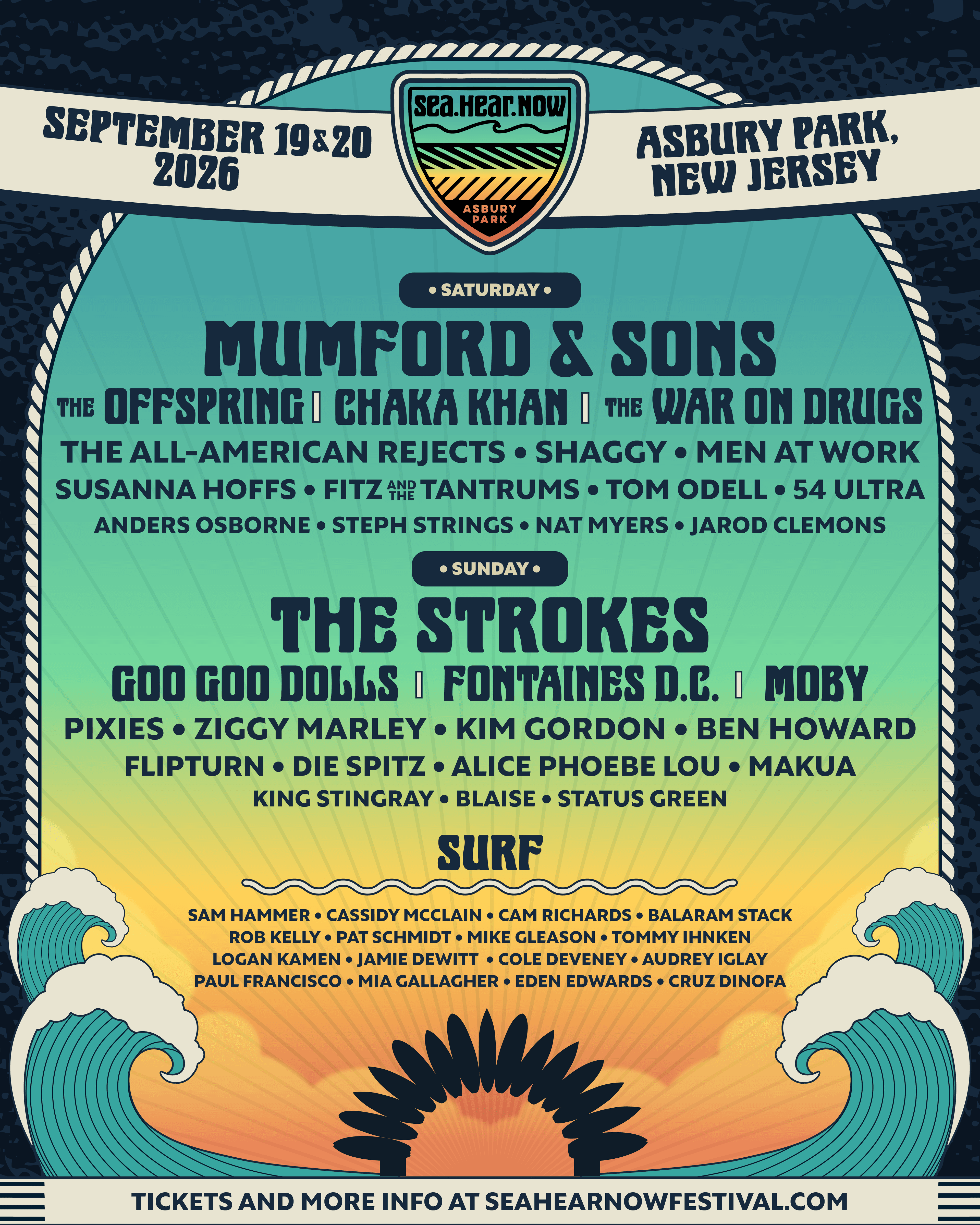 Sea.Hear.Now Festival 2026 official poster