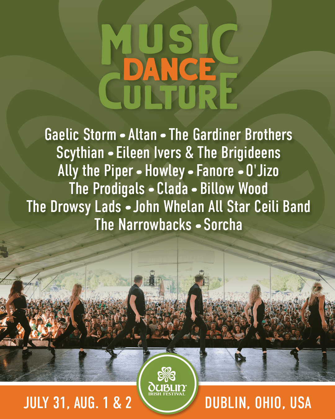 Dublin Irish Festival 2026 official poster