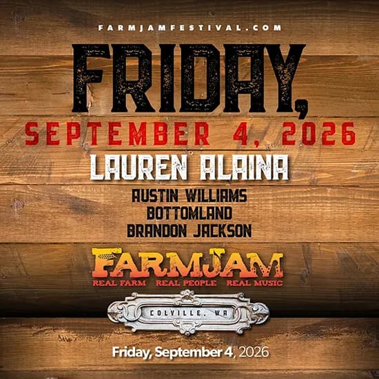 FarmJam Festival 2026 official poster