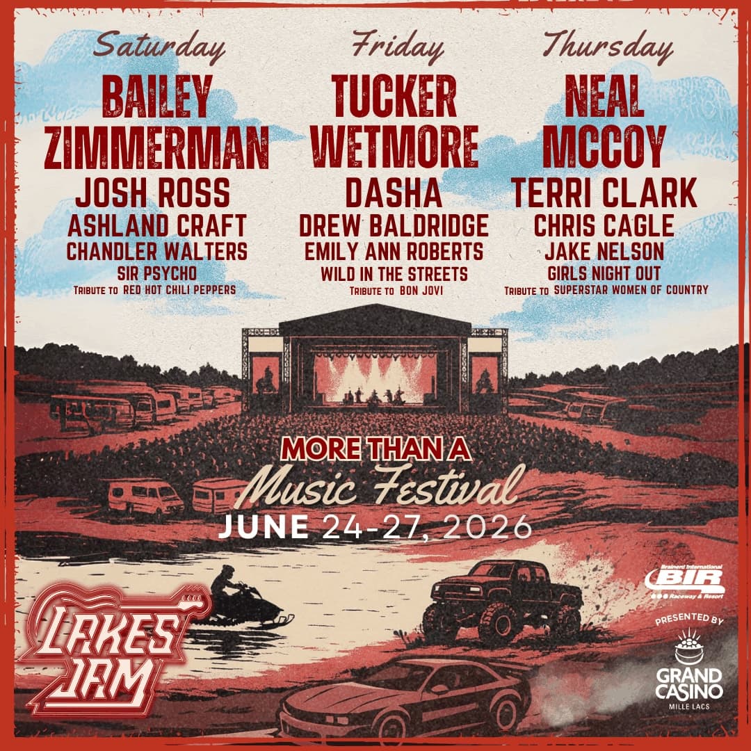 Lakes Jam 2026 official poster
