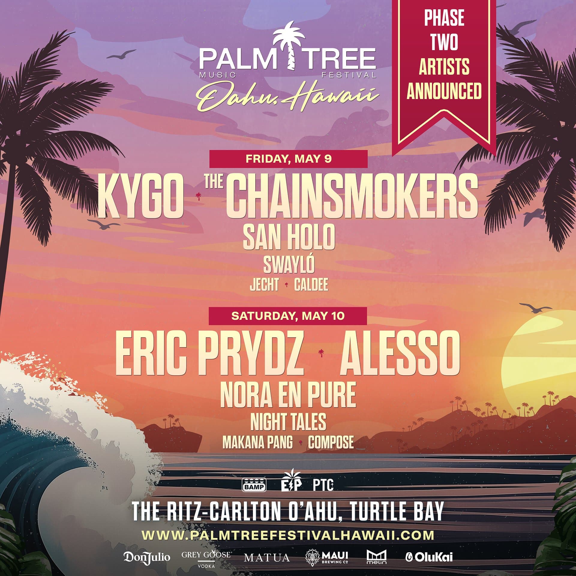 Palm Tree Music Festival 2026 official poster