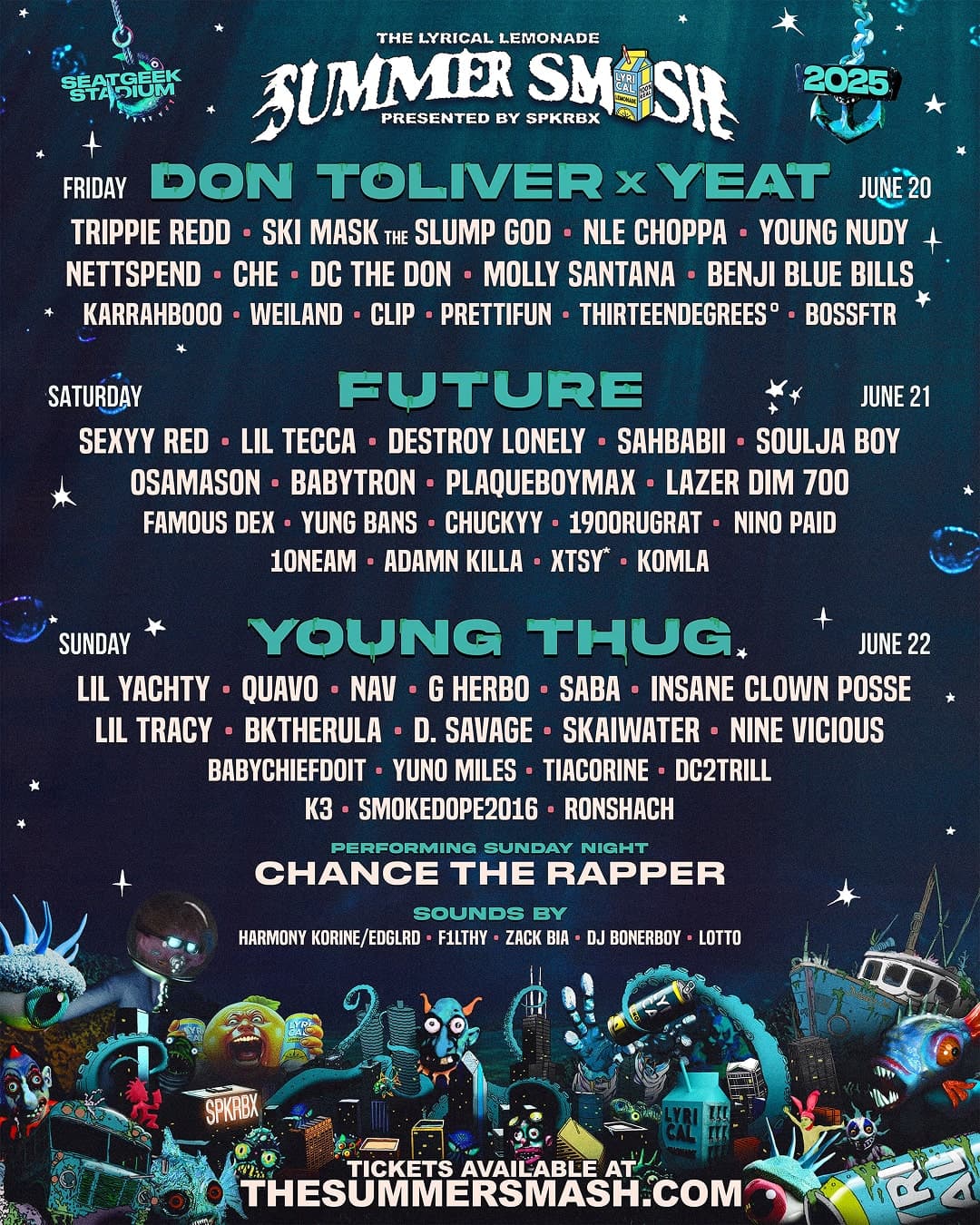 Lyrical Lemonade Summer Smash 2026 official poster