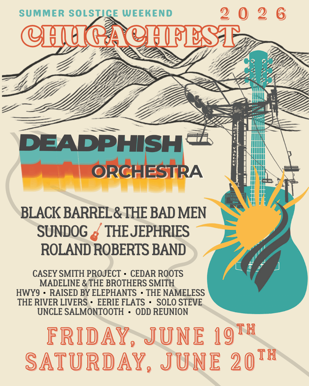 Chugach Fest 2026 official poster