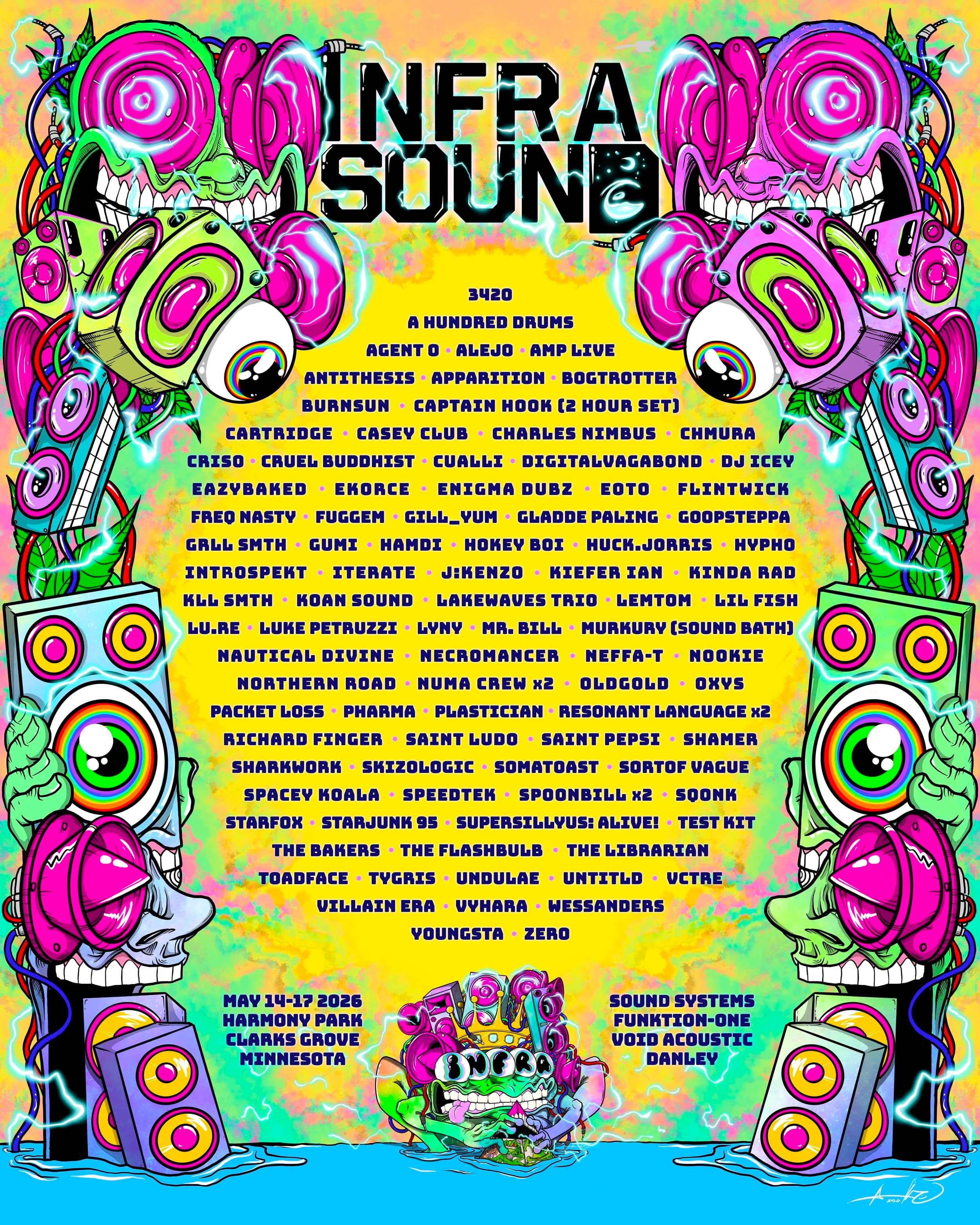 Infrasound Festival 2026 official poster