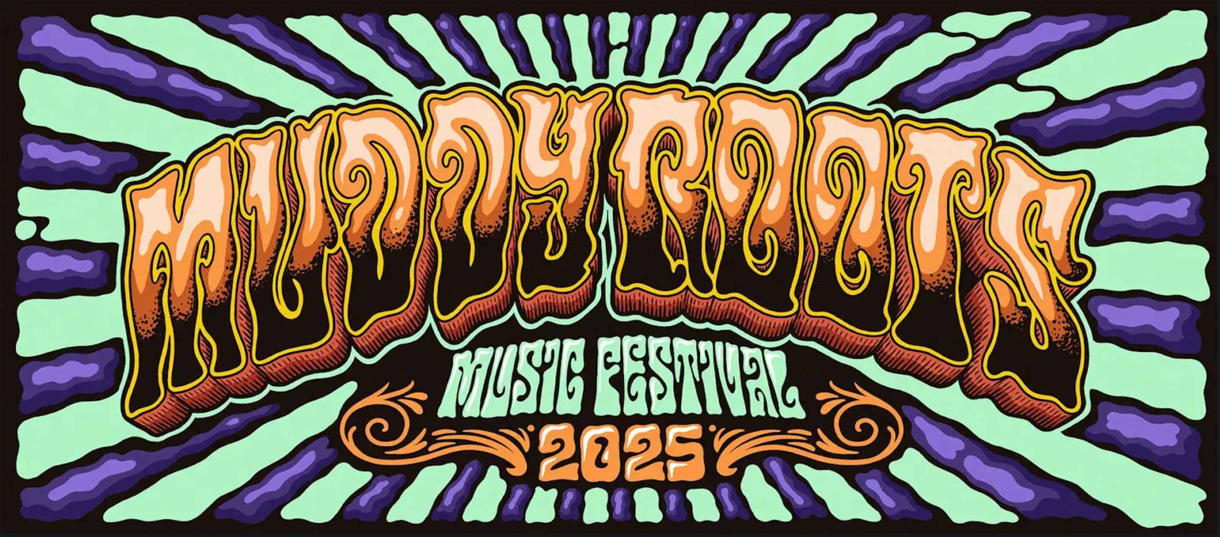 Muddy Roots Music Festival 2026 official poster