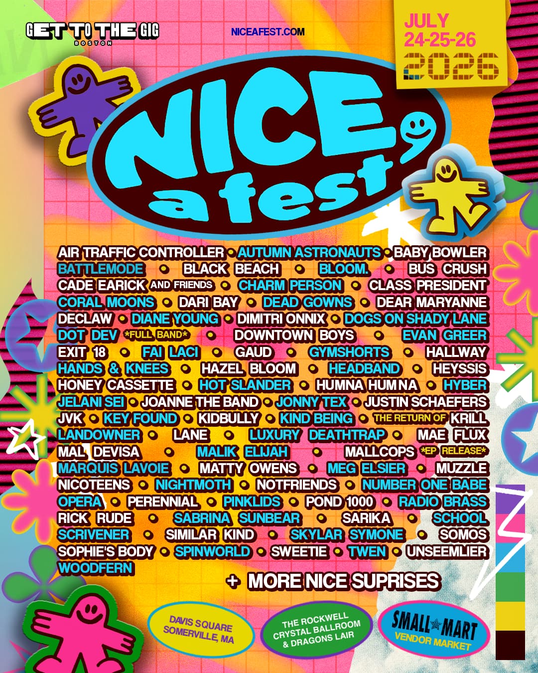 NICE, a fest 2026 official poster