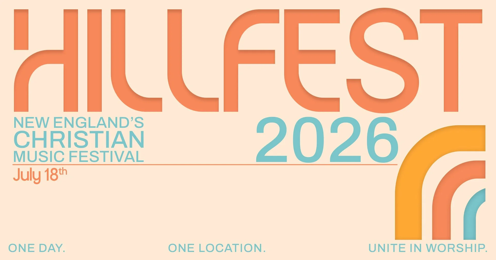 Hillfest Worship Festival 2026 official poster