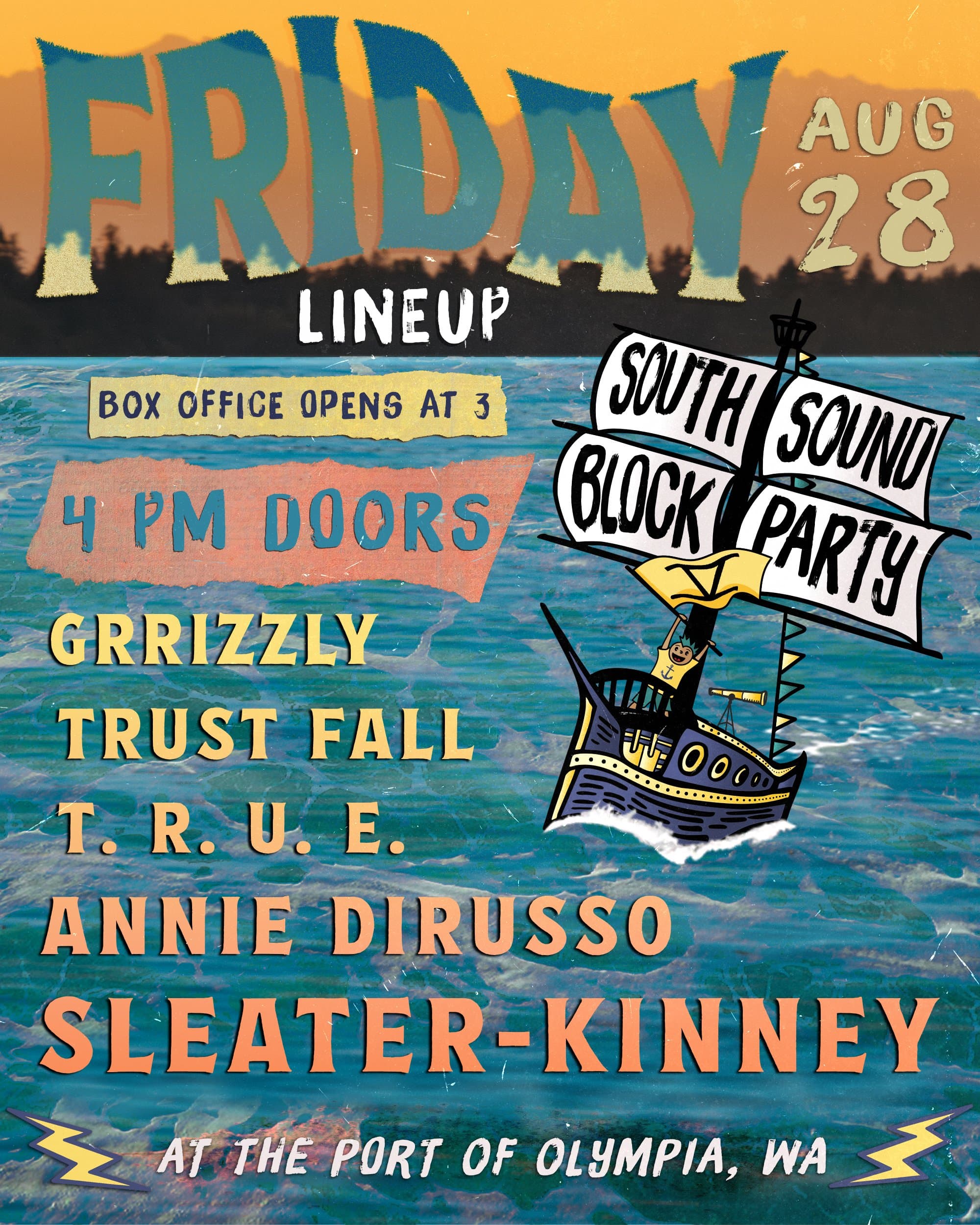 South Sound Block Party 2026 official poster