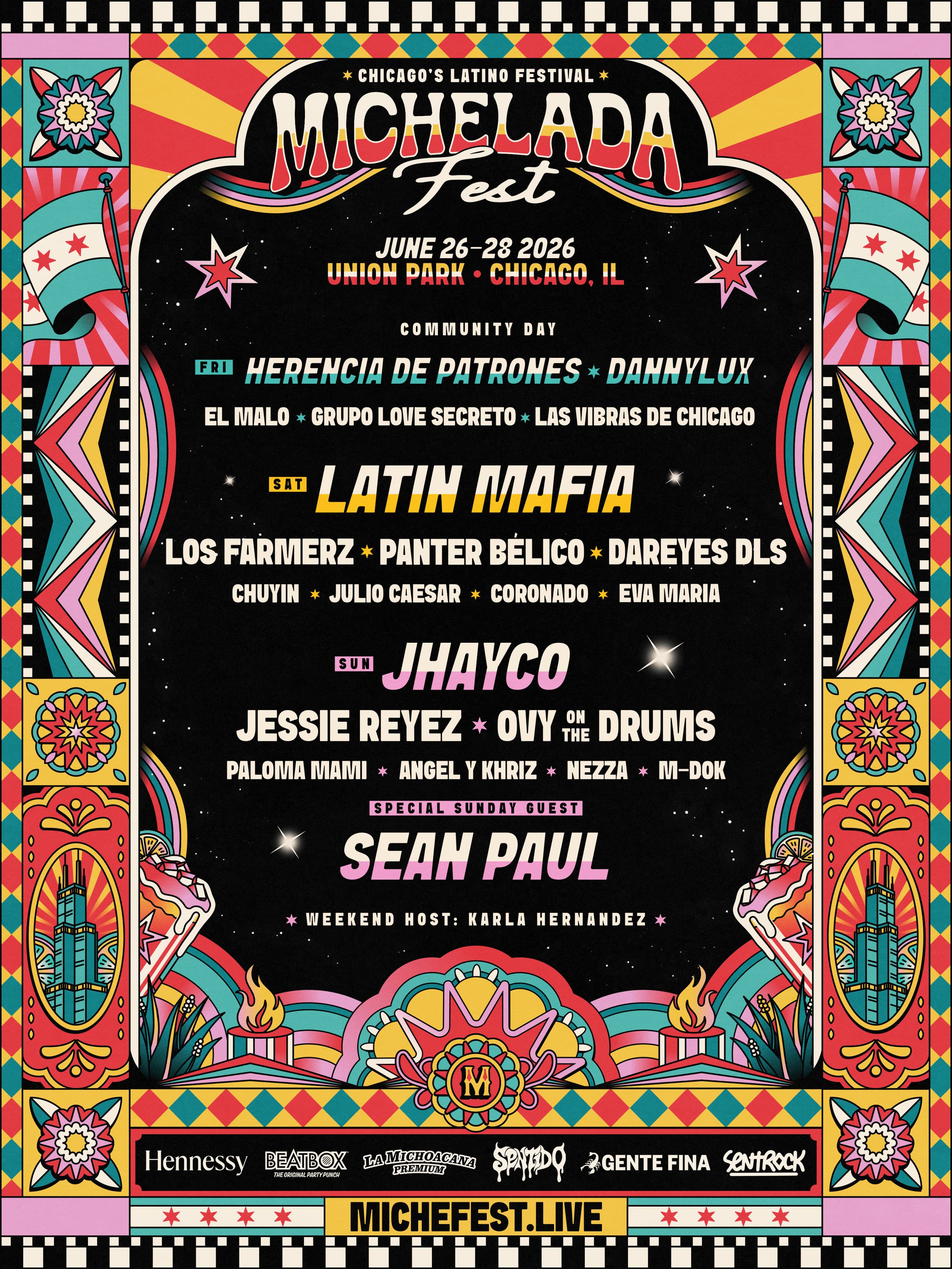 Michelada Fest 2026 official poster