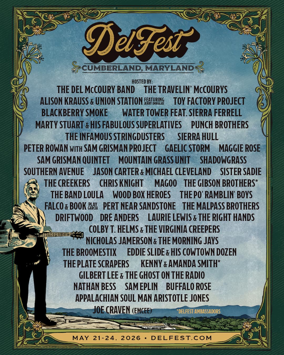 DelFest 2026 official poster