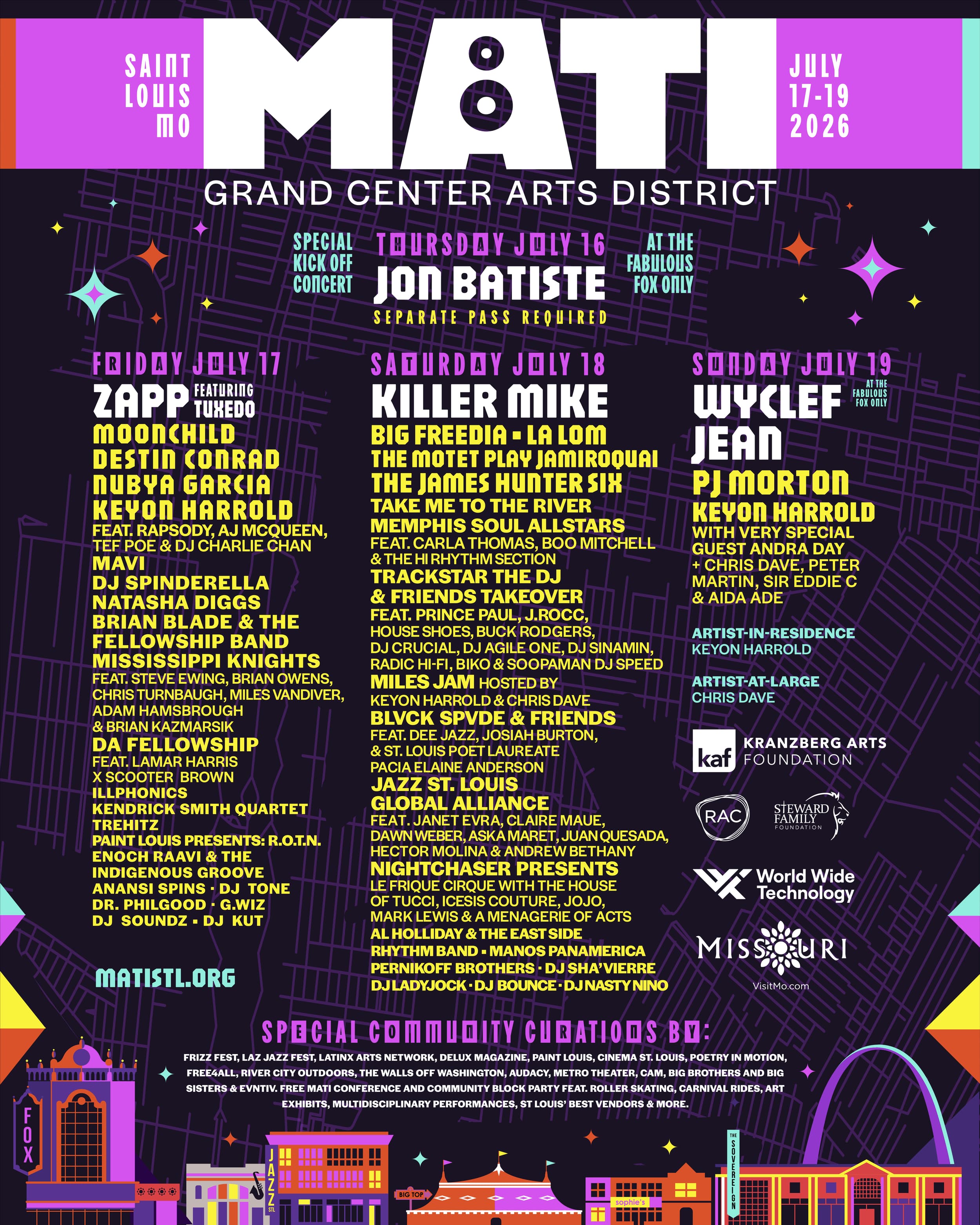 Music at the Intersection 2026 official poster
