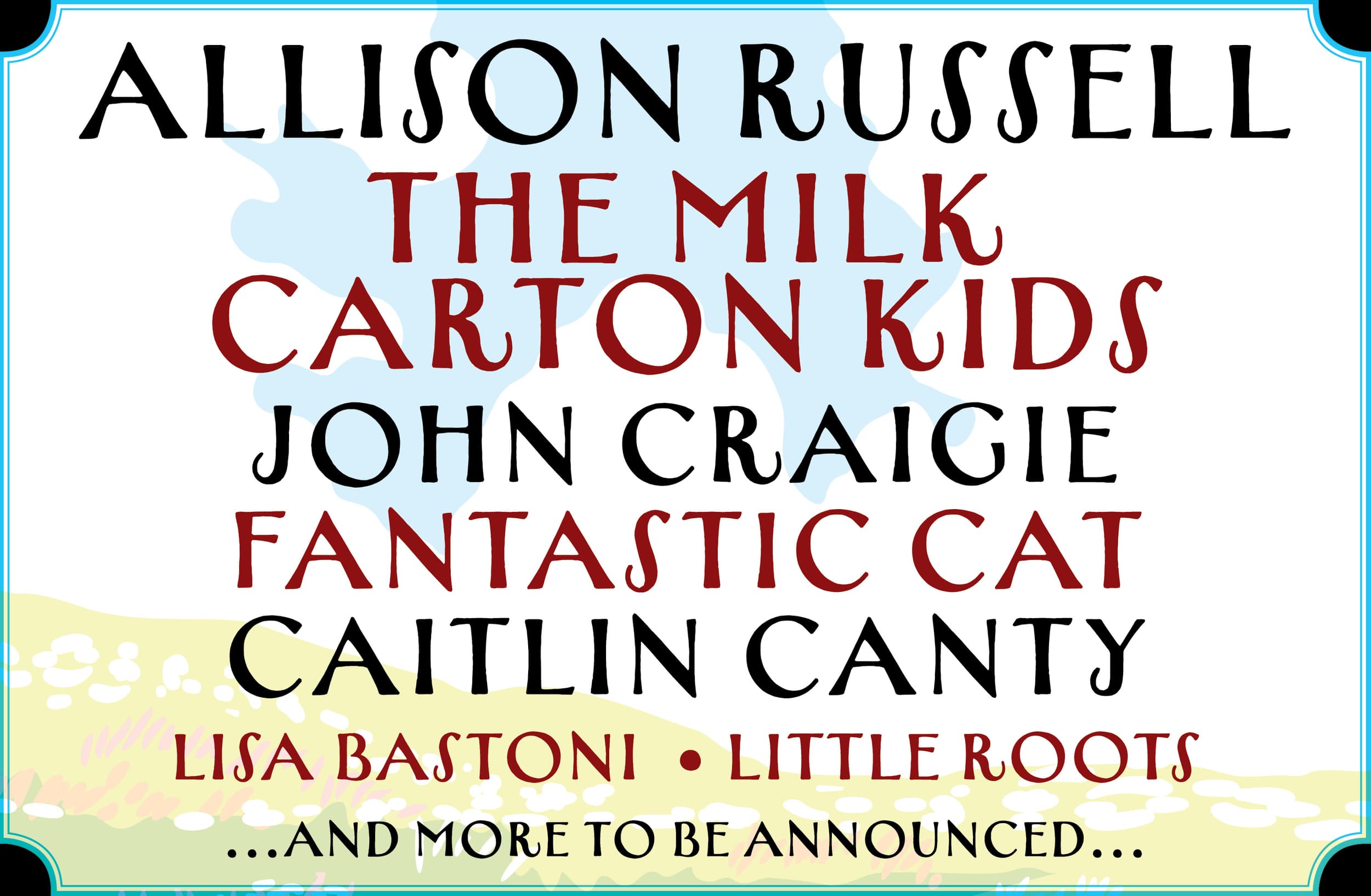Arcadia Folk Festival 2026 official poster