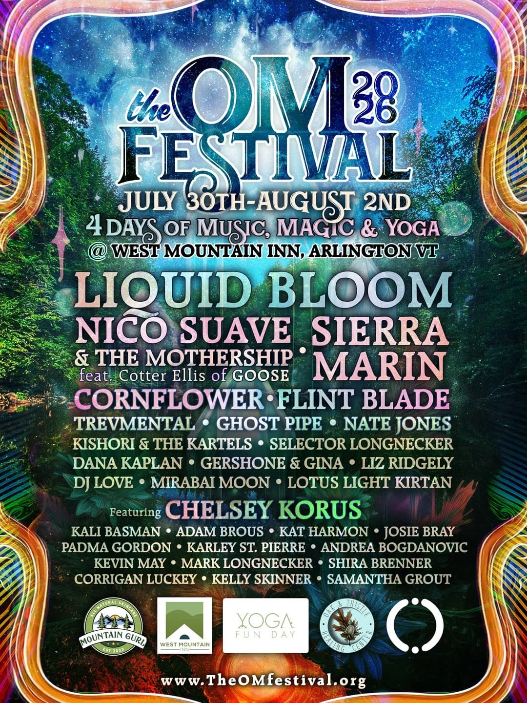 The OM Festival 2026 official poster