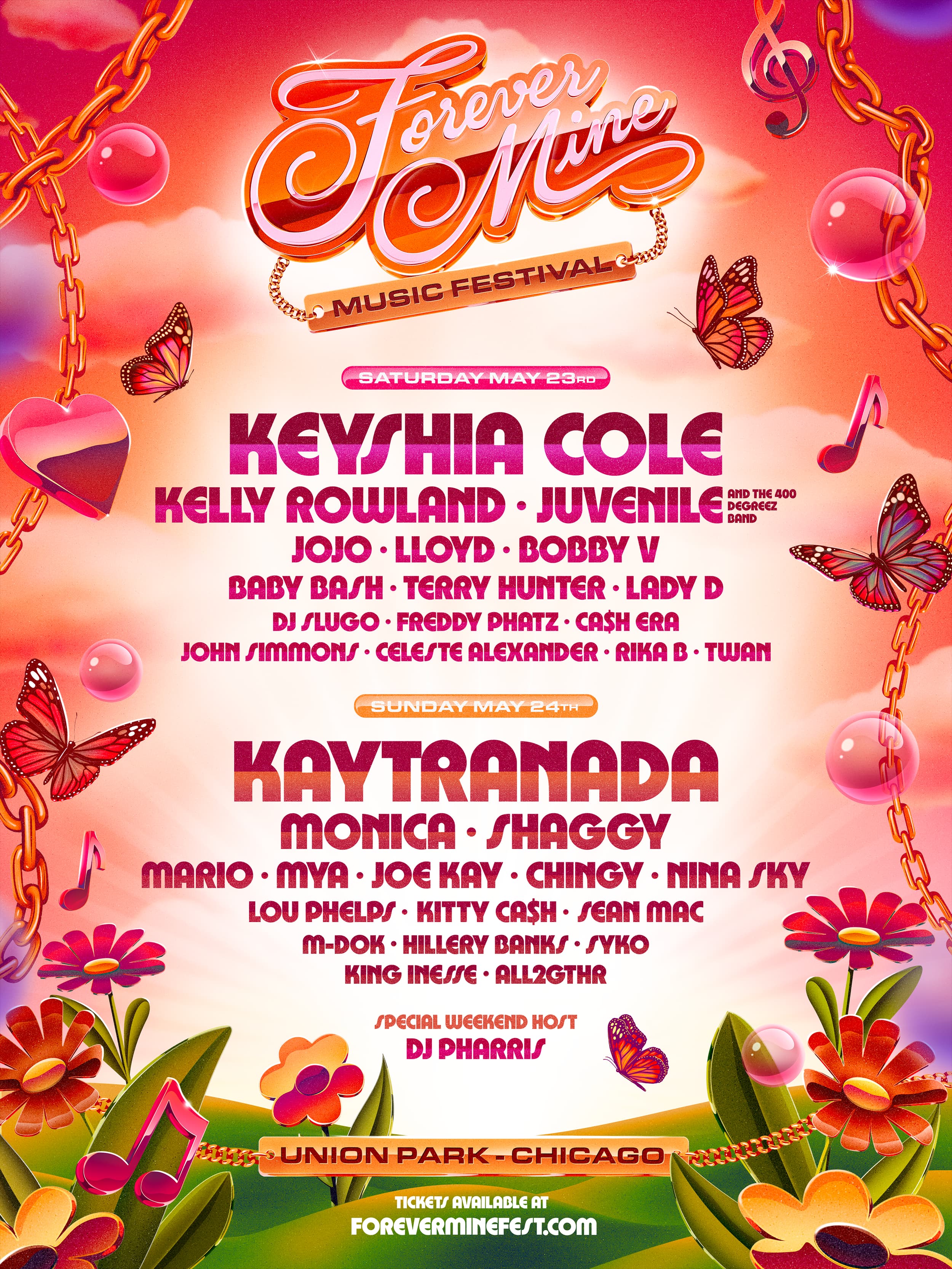 Forever Mine Music Festival 2026 official poster