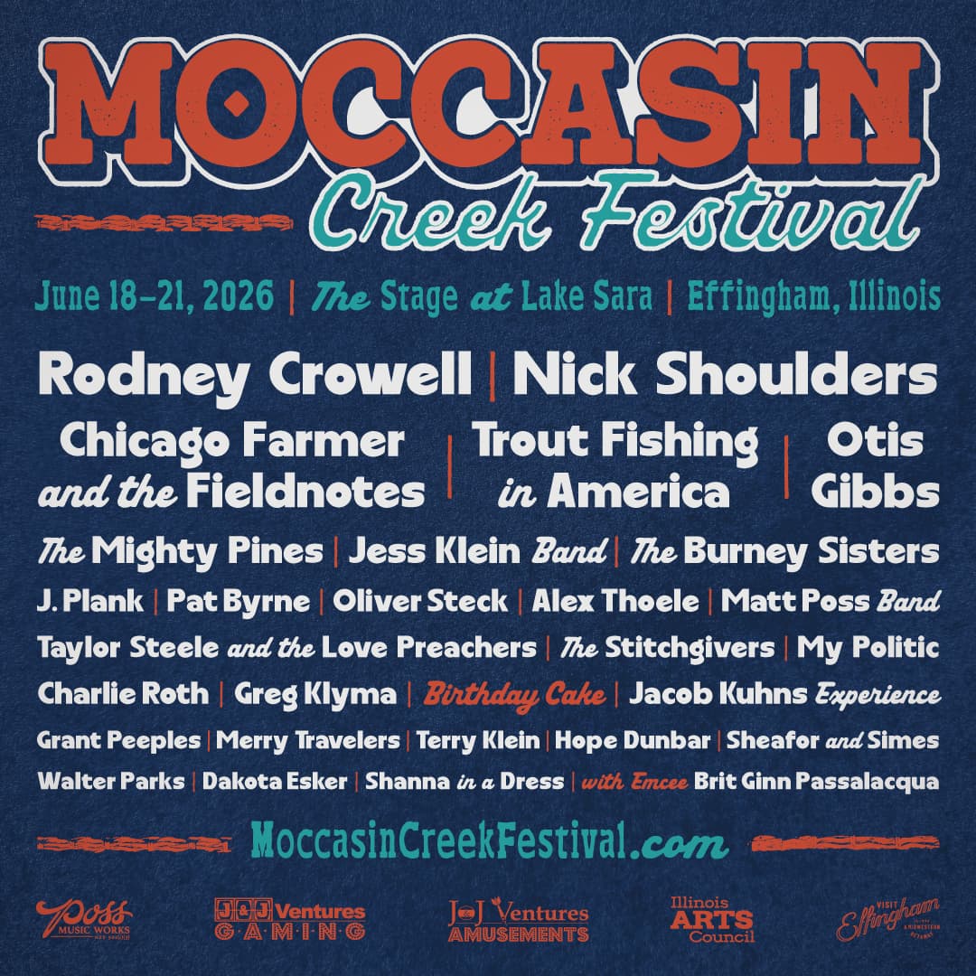 Moccasin Creek Festival 2026 official poster