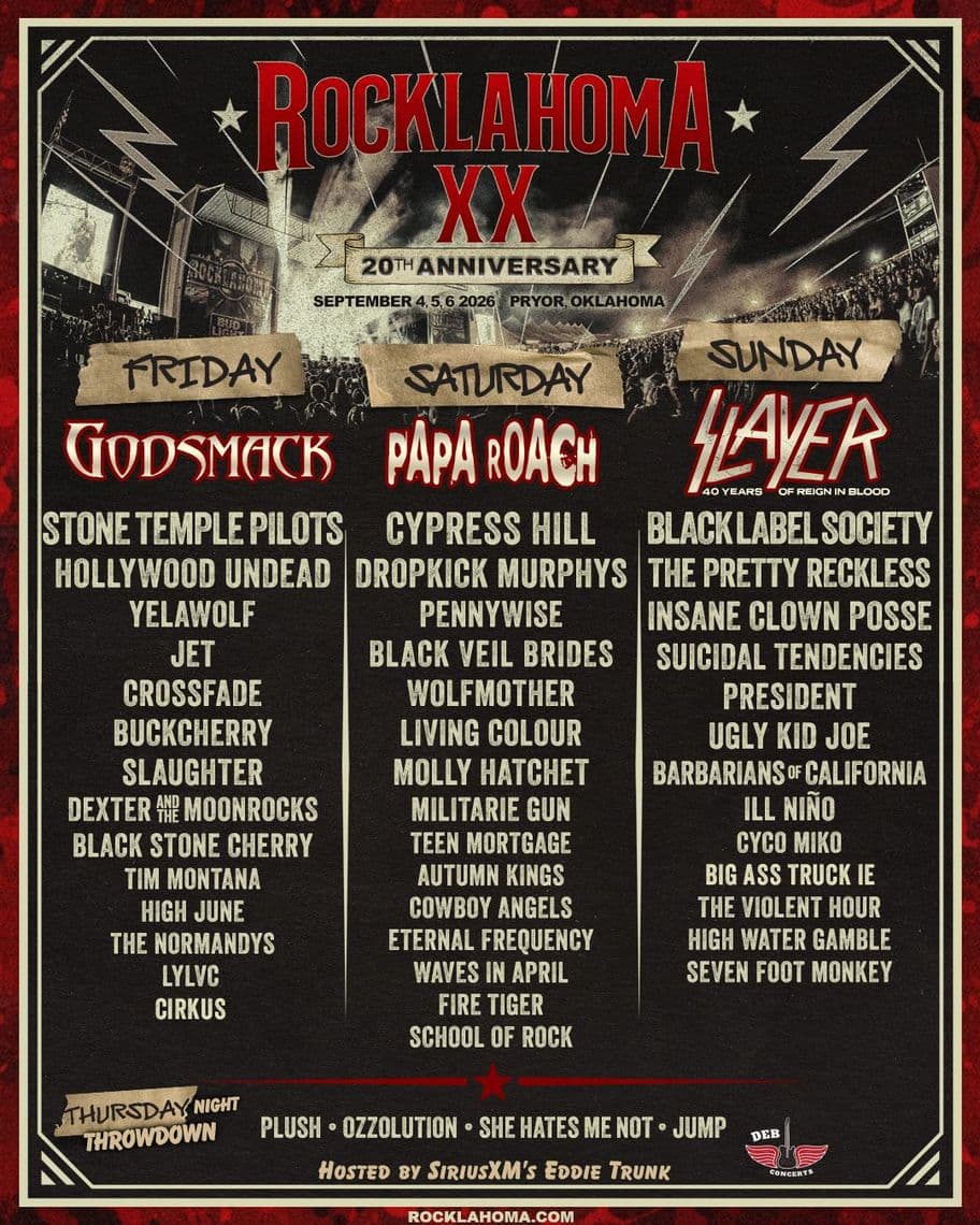 Rocklahoma 2026 official poster