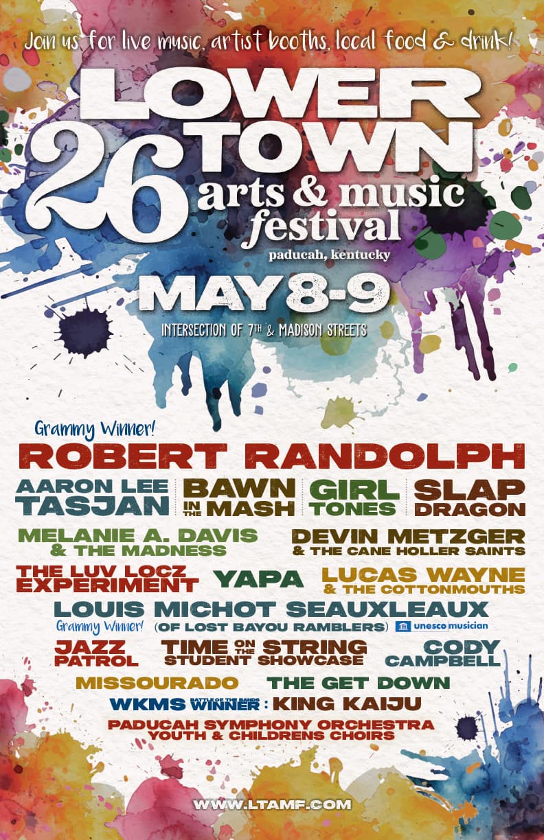 Lower Town Arts and Music Festival 2026 official poster