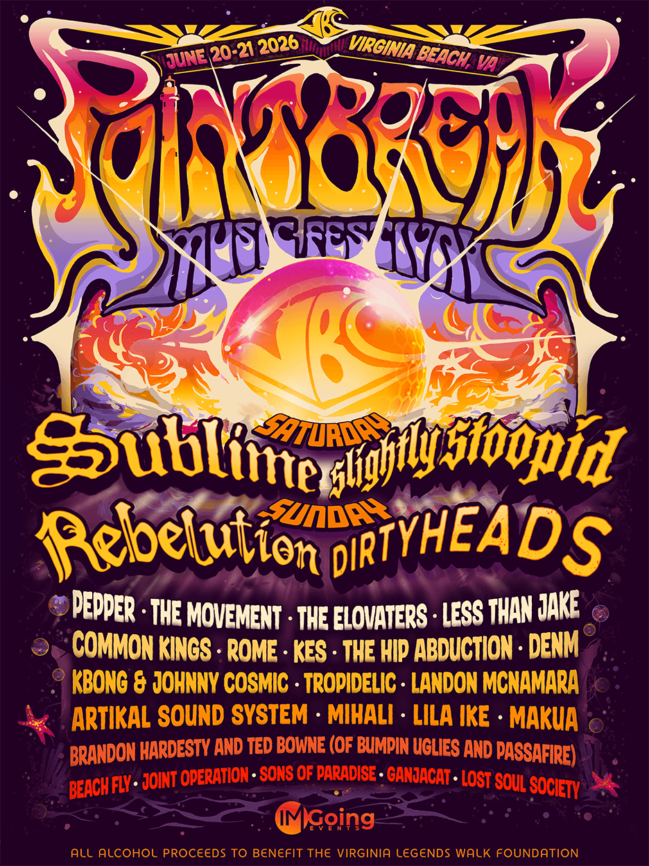 Point Break Music Festival 2026 official poster