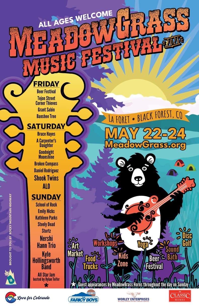 MeadowGrass Music Festival 2026 official poster