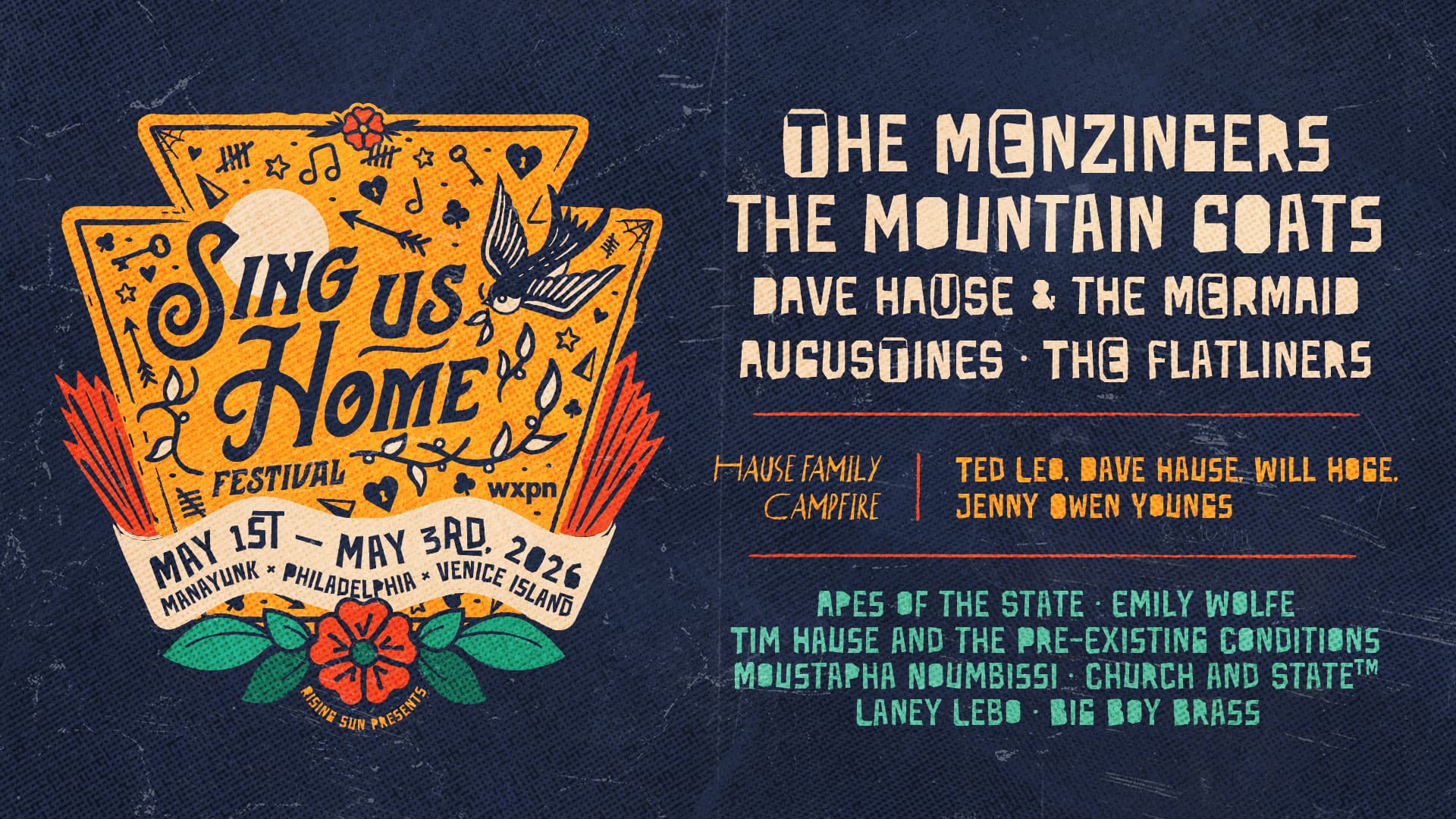 Sing Us Home Festival 2026 official poster