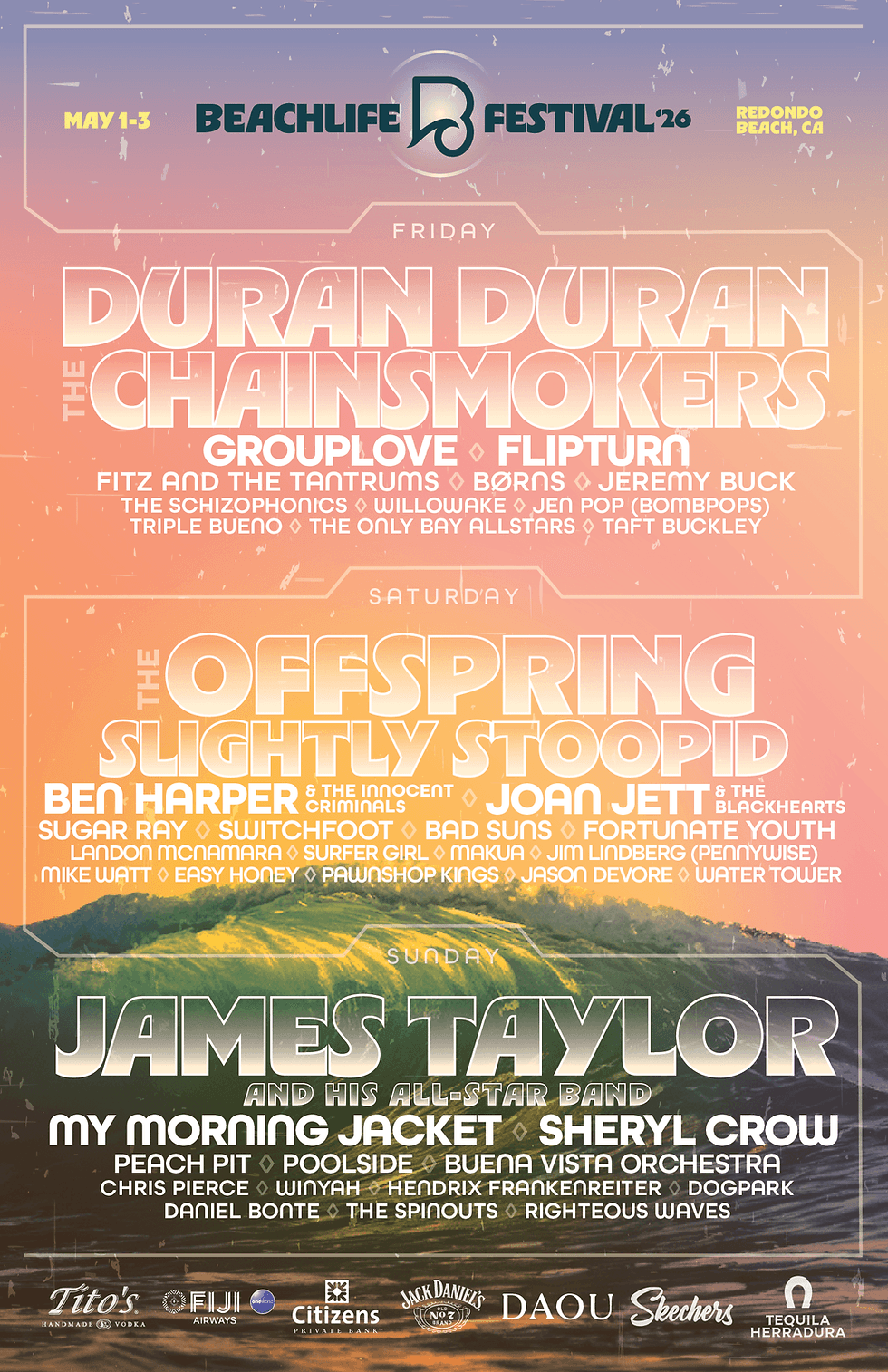 BeachLife Festival 2026 official poster