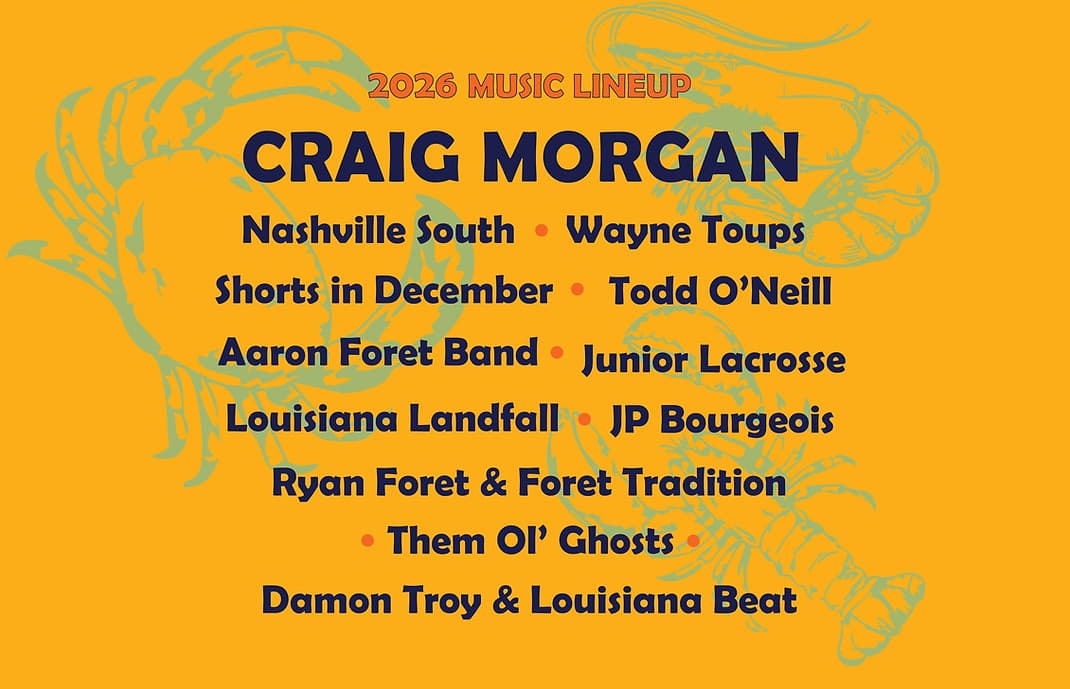 Jean Lafitte Seafood Festival 2026 official poster