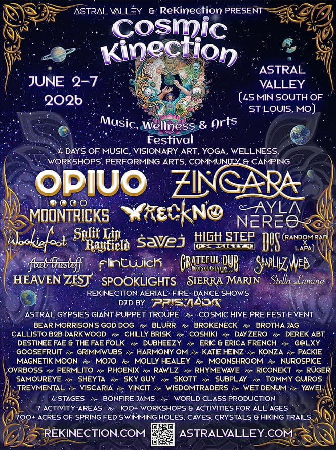 Cosmic Kinection Festival 2026 official poster