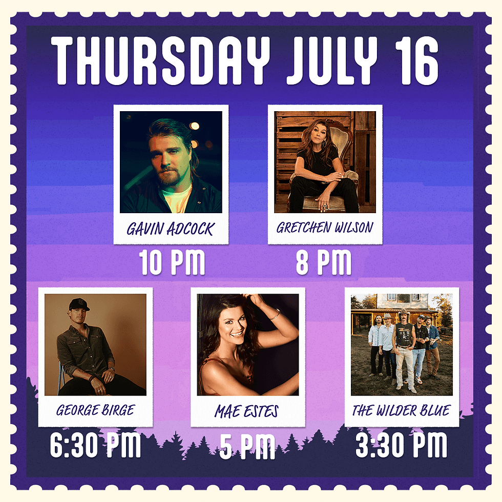 Country Thunder Wisconsin 2026 official poster