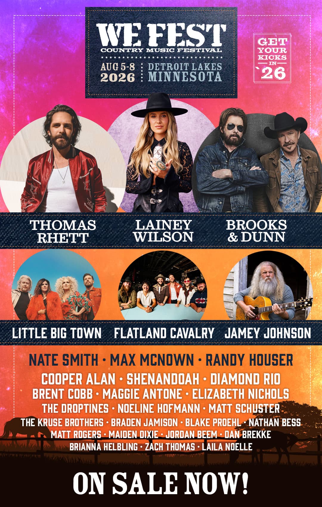 WE Fest 2026 official poster