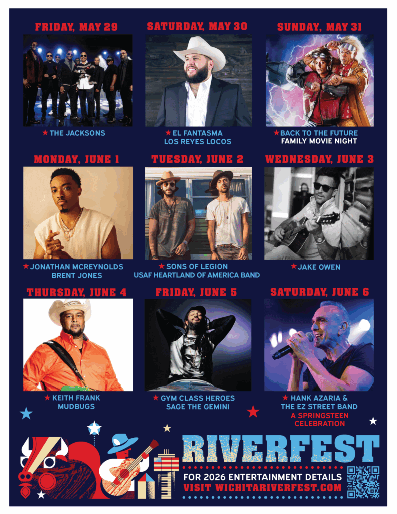 Wichita Riverfest 2026 official poster