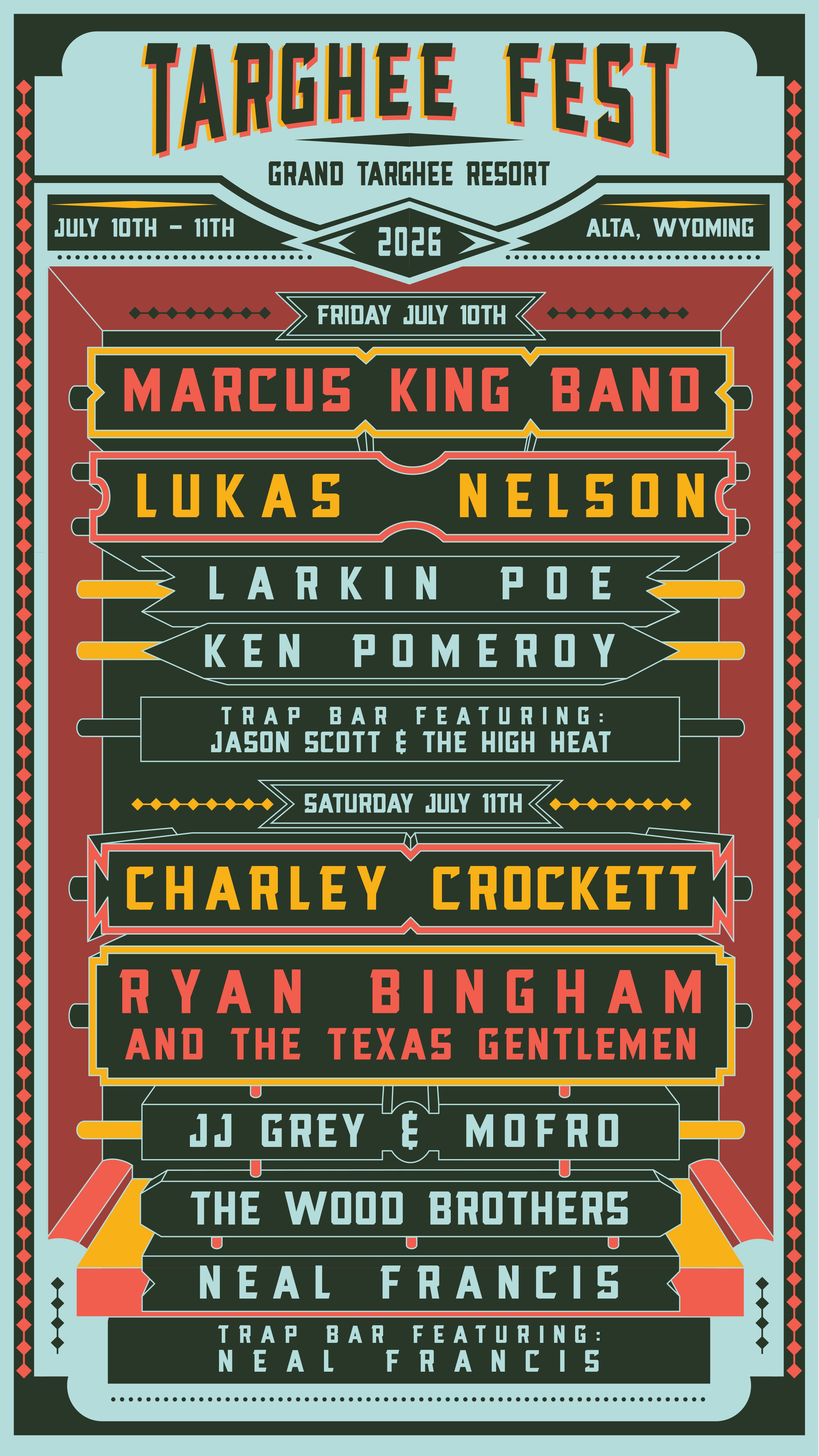 Targhee Fest 2026 official poster