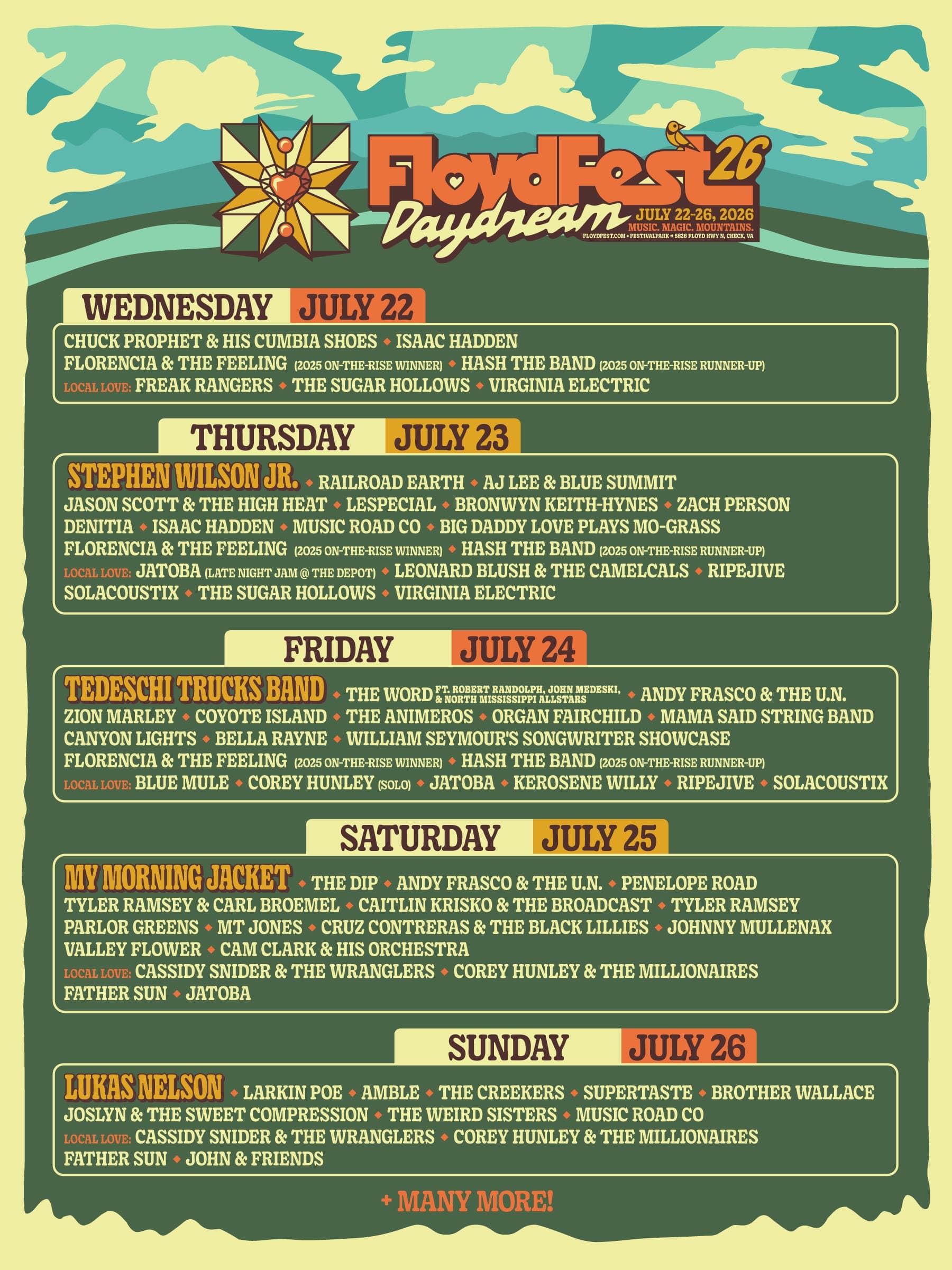 FloydFest 2026 official poster