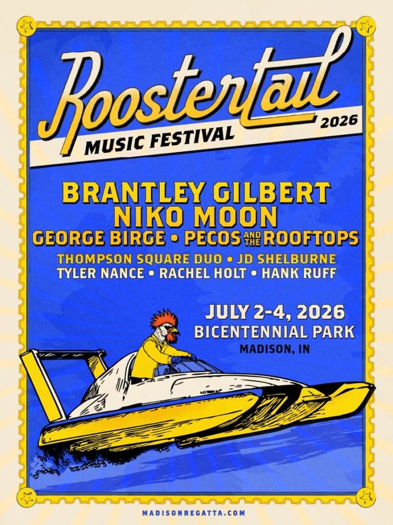 Roostertail Music Festival 2026 official poster