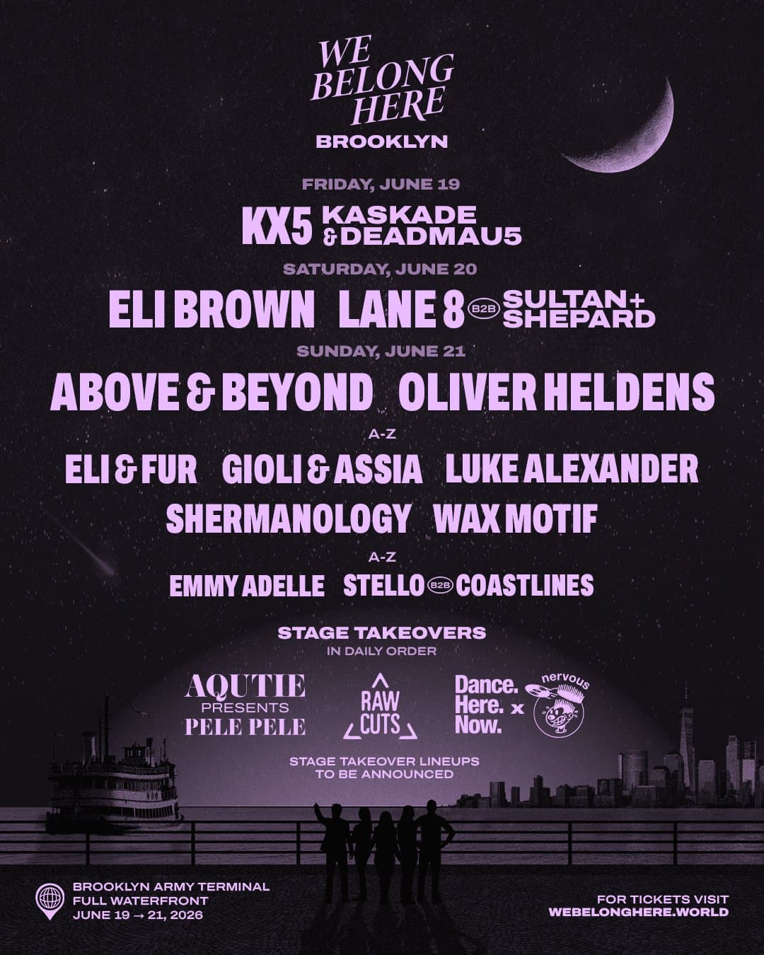 We Belong Here Brooklyn 2026 official poster